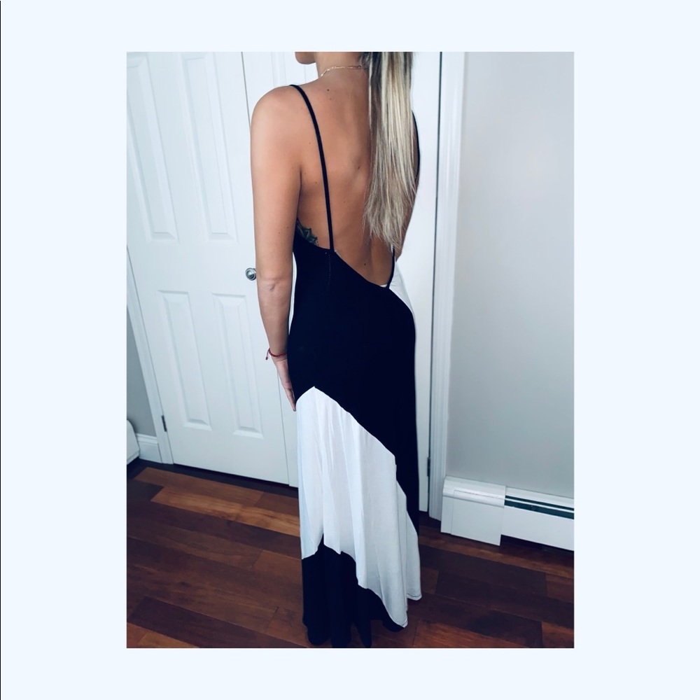 Black and white sundress